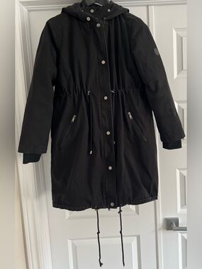 SERAPHINE Zorah Sub-Zero 3-in-1 Maternity Parka - Black, Size Small